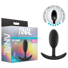 Anal Adventures - analni čep - srednji - crni