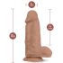 Blush Chub – realistični dildo s vakuumskom bazom – 18 cm (natur)