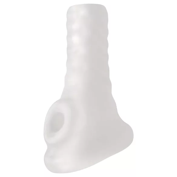 Perfect Fit Breeder - otvorena navlaka za penis 10 cm - bijela