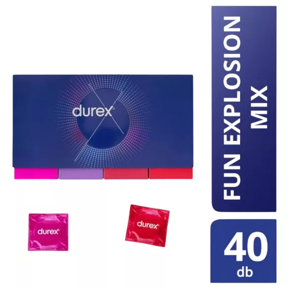 Durex Fun Explosion - kondomi set - 40 komada