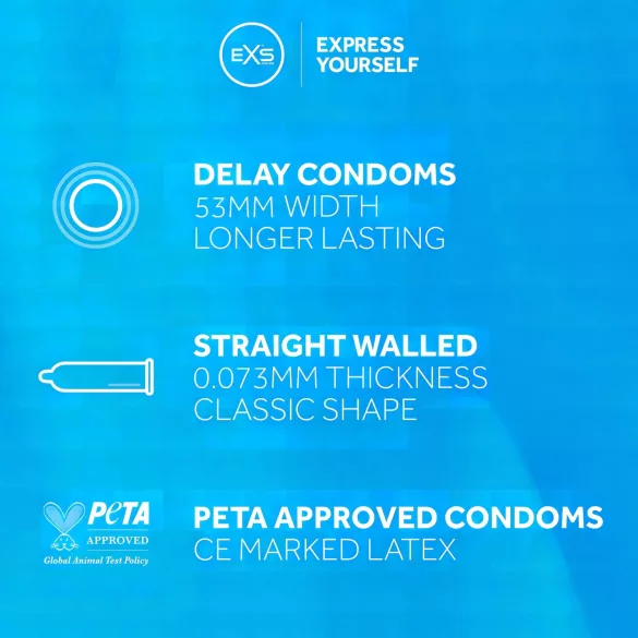 EXS - kondomi za odgađanje ejakulacije - lateks - 144 komada