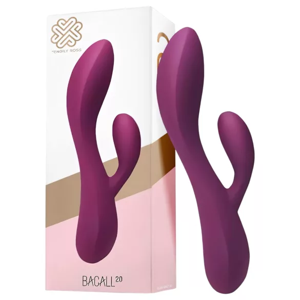 Engily Ross Bacall 2.0 - vibrator za G-točku i klitoris - silikon - ljubičasti