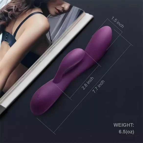 Engily Ross Bacall 2.0 - vibrator za G-točku i klitoris - silikon - ljubičasti