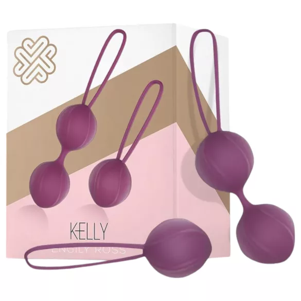 Engily Ross Kelly - set gejša kuglica 2-dijelni - ljubičasta