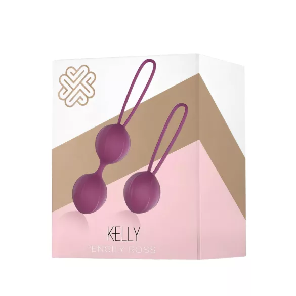 Engily Ross Kelly - set gejša kuglica 2-dijelni - ljubičasta