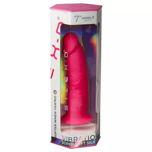 Silexd - vibrator s prijanjajućom podlogom i daljinskim upravljačem - ružičasti
