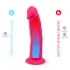 Silexd - vibrator s prijanjajućom podlogom i daljinskim upravljačem - ružičasti