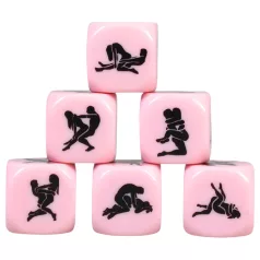 Secret Play - Kamasutra kocka za seksualne poze (roza)