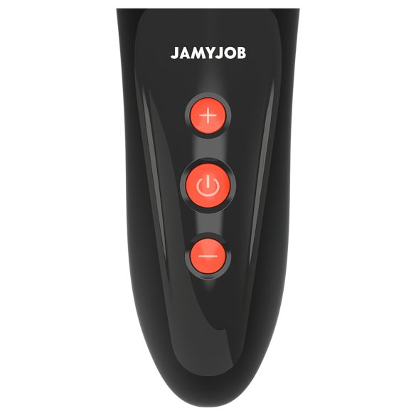 JamyJob - pulsirajući vibrator za glavić (crna)