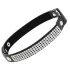 Coquette - ogrlica choker sa srcem i kristalima - crna