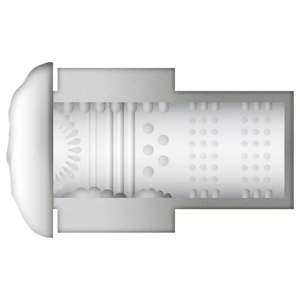 JamyJob - muški masturbator s pokretnim dijelom i vibracijom - crni