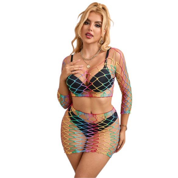 Subblime 952440 - šarena mrežasta garnitura - S-L