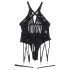 Subblime 954147 - prugasti body set - (crni) - L/XL