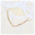 Subblime 954291 - prozirni body s lancem set - bijeli (L-XL)