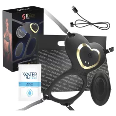 IBIZA - strap-on vibrator za stimulaciju klitorisa - crni