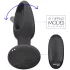 Addicted Toys - analni vibrator s pokretnim jezikom - crni