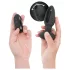 Addicted Toys - analni vibrator s pokretnim jezikom - crni
