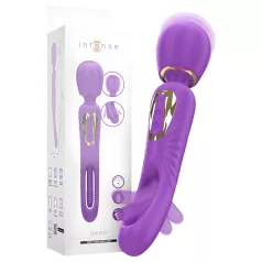   Intense Christy - vibrator masažer s pokretnim jezikom - ljubičasta