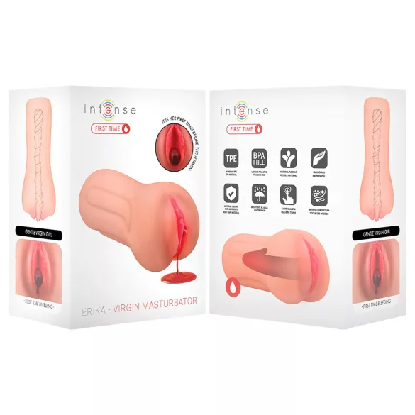 Intense First Time Erica - realistična umjetna vagina za muškarce - natur boja