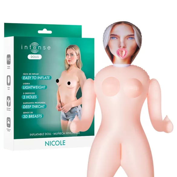 Intense Dolls Nicole - lutka na napuhavanje za odrasle - guma