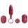 Platanomelón Mobi - Set od 2 vibratora - (crvena)