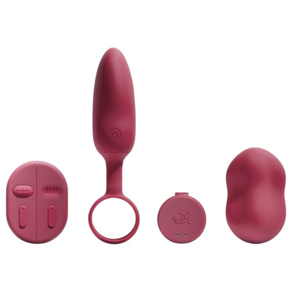 Platanomelón Mobi - Set od 2 vibratora - (crvena)