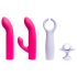 Platanomelón Bali - štapni vibrator s 4 nastavka (ljubičasti)