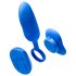 Platanomelón Mobi - bežični vibratorski set s 2 dijela (plavi)
