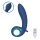 INTOYOU Palha - punjivi, napuhujući vibrator (plavi)