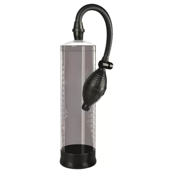 Boost PSX04 - ručna pumpica za penis s mjernom skalom (prozirna) - 22 cm