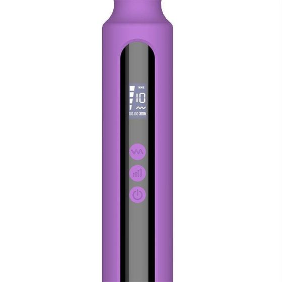 Engily Ross Aura - punjivi, digitalni vibrator za masažu (ljubičasti)