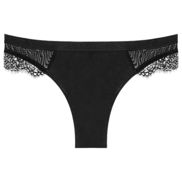 Adalet Flora Normal - menstrualne gaćice - crne - M