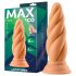 Max & Co Felix - zakrivljeni analni čep - 15cm (prirodan)