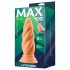 Max & Co Felix - zakrivljeni analni čep - 15cm (prirodan)