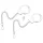 LateToBed - BDSM lisice - metalne - srebrne