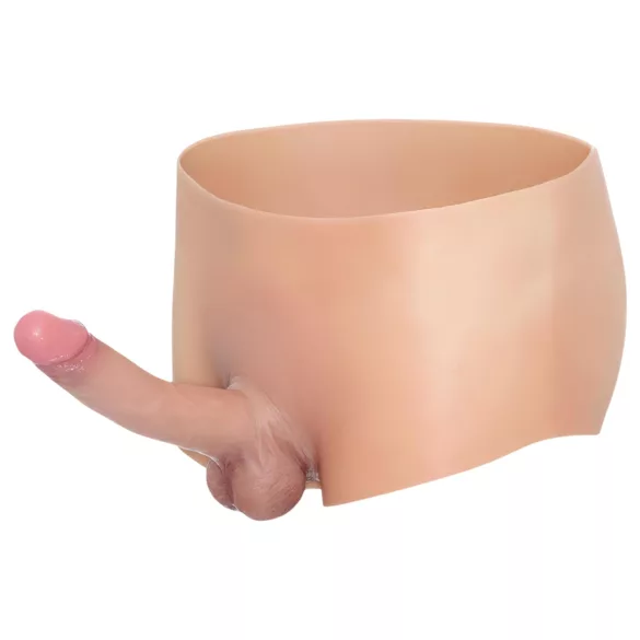 INTOYOU - strap-on realistični dildo - prirodna boja