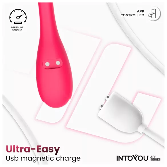 INTOYOU Kyra Pelvic - vibrirajuće kegel kuglice - pametne - silikon - roza