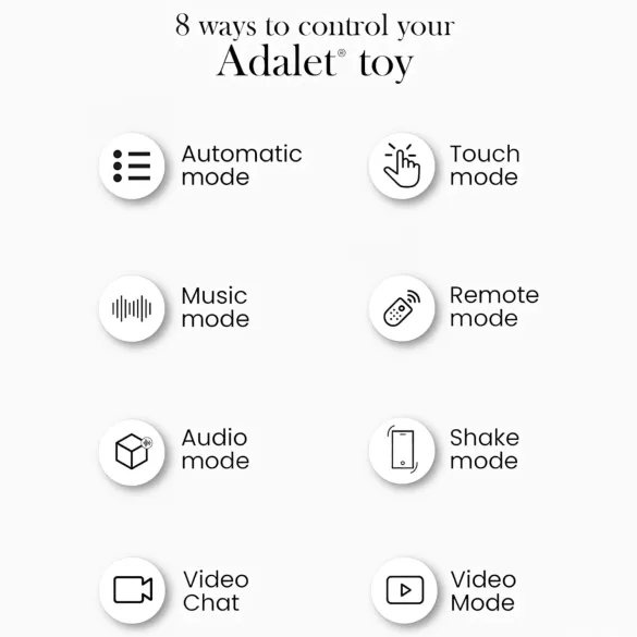 Adalet Gently - vibrator za G-točku i prostatu - pametni - roza