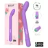 Adalet Gently - vibrator za G-točku i prostatu - pametan - silikon - ljubičasti