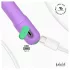 Adalet Gently - vibrator za G-točku i prostatu - pametan - silikon - ljubičasti