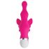 Evolved - biserni vibrator s klitoralnom rukom (ružičasti)