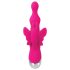 Evolved - biserni vibrator s klitoralnom rukom (ružičasti)