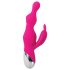 Evolved - biserni vibrator s klitoralnom rukom (ružičasti)