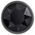 Evolved Black Gem - metalni analni set s crnim kamenom (srebrna)