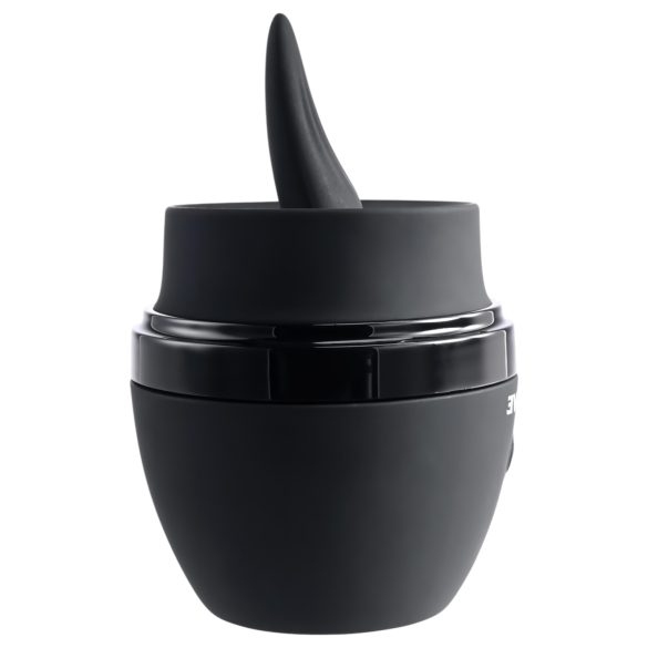 Evolved - vibrirajući stimulator jezika na punjenje - crni