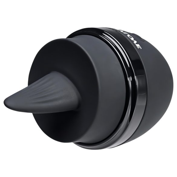 Evolved - vibrirajući stimulator jezika na punjenje - crni