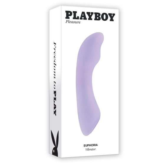 Playboy Euphoria - punjivi, vodootporni vibrator za G-točku (ljubičasti)