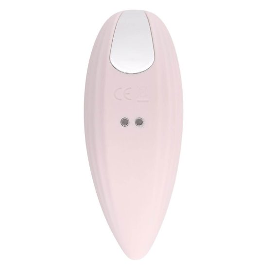 Playboy Palm - punjivi, vodootporni vibrator za klitoris 2u1 (ružičasti)