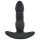 Playboy - crni, akumulatorski analni vibrator s potiskom
