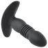 Playboy - crni, akumulatorski analni vibrator s potiskom